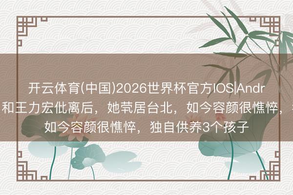 开云体育(中国)2026世界杯官方IOS|Android手机app下载 和王力宏仳离后，她茕居台北，如今容颜很憔悴，独自供养3个孩子
