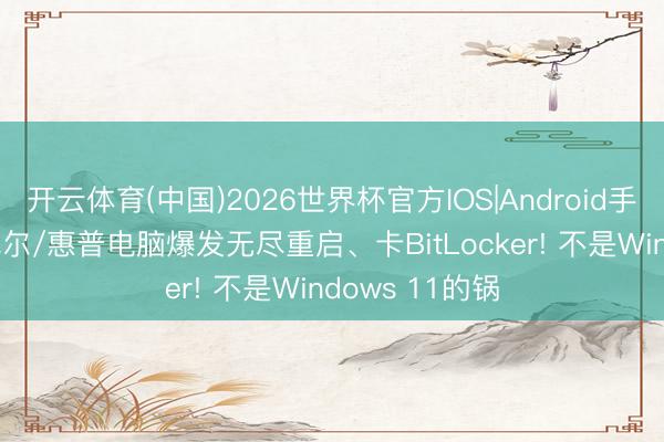 开云体育(中国)2026世界杯官方IOS|Android手机app下载 戴尔/惠普电脑爆发无尽重启、卡BitLocker! 不是Windows 11的锅