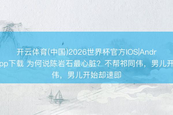 开云体育(中国)2026世界杯官方IOS|Android手机app下载 为何说陈岩石最心脏？不帮祁同伟，男儿开始却速即